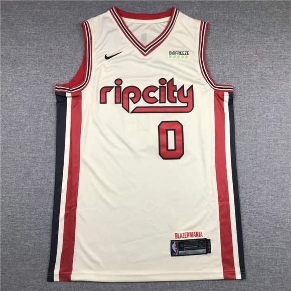 rip city jersey white